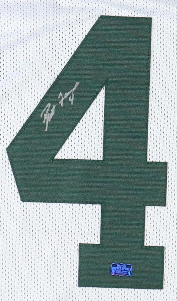 Brett Favre Signed Green Bay Custom Autographed White Football Jersey