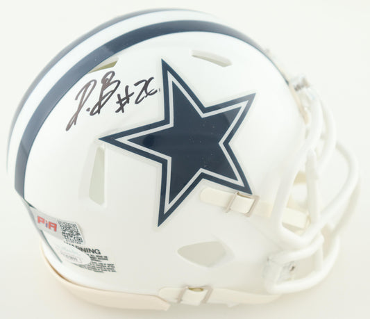 DaRon Bland Signed Dallas White Speed Mini Football Helmet (PIA/JSA)