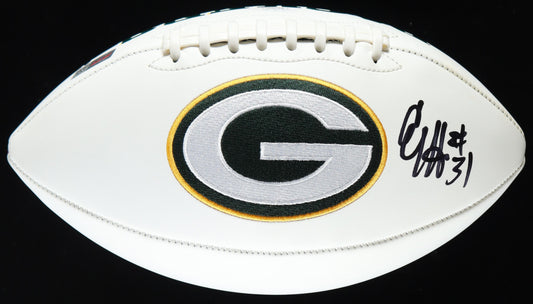 AL Harris Signed Packers Logo Football Football Helmet (PIA/JSA)