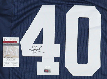 Hunter Luepke Signed Dallas Custom Autographed Football Jersey (PIA/JSA)