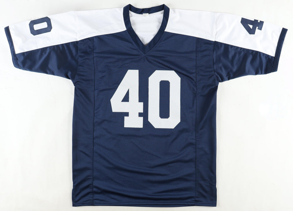 Hunter Luepke Signed Dallas Custom Autographed Football Jersey (PIA/JSA)