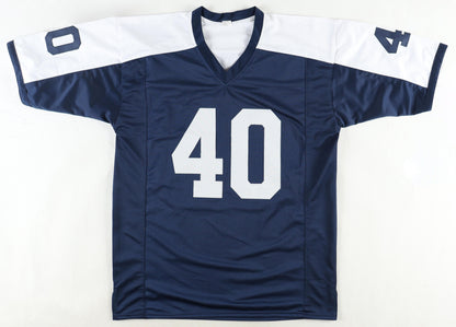 Hunter Luepke Signed Dallas Custom Autographed Football Jersey (PIA/JSA)