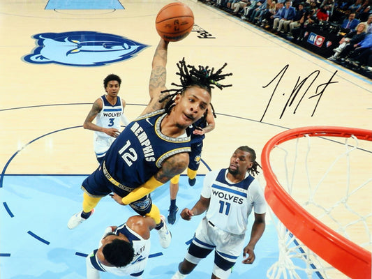 Ja Morant Signed Memphis Grizzlies 16x20 Autographed Photo (PIA)