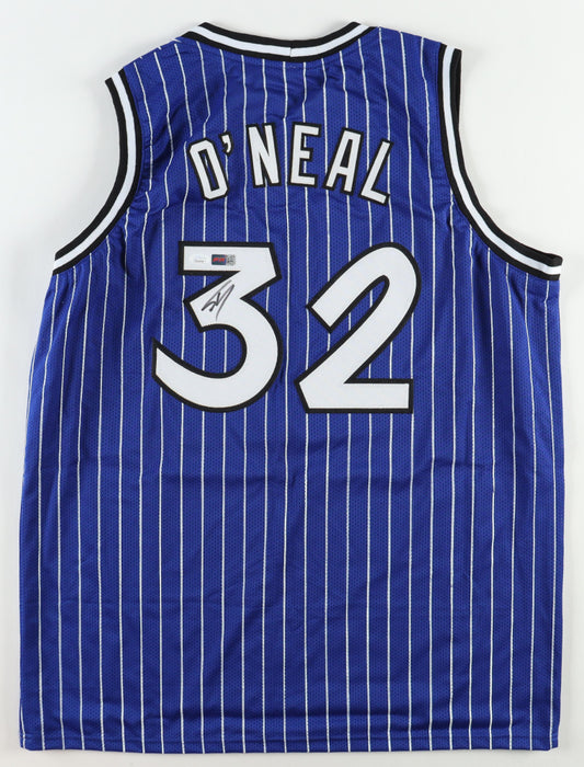 Shaquille O'Neal Signed Jersey Autographed Custom Orlando Signed Jersey (PIA/JSA) Blue