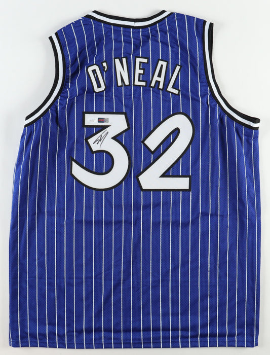 Shaquille O'Neal Signed Jersey Autographed Custom Orlando Signed Jersey (PIA/JSA) Blue
