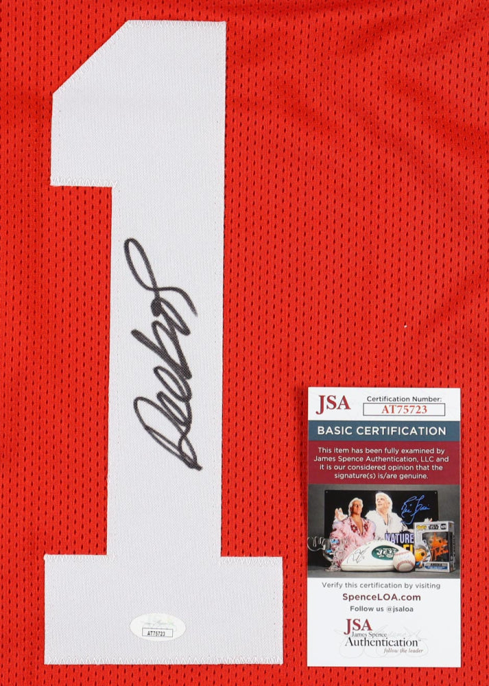 Deebo Samuel San Francisco Signed Custom Red Football Jersey (PIA)