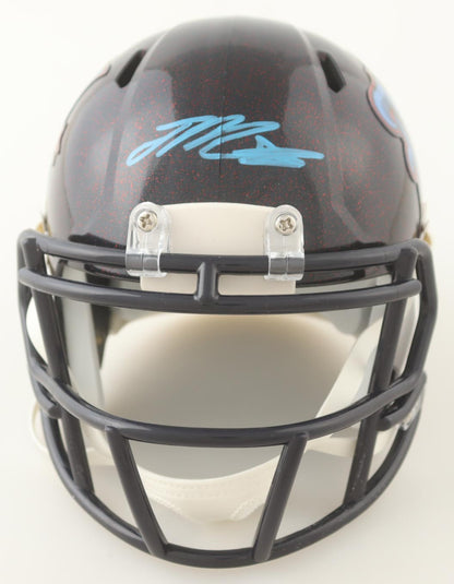 Joe Mixon H Town Houston Mini Football Helmet PIA