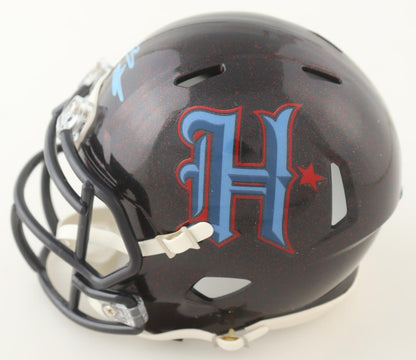 Joe Mixon H Town Houston Mini Football Helmet PIA