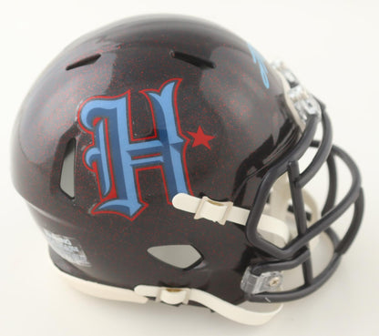 Joe Mixon H Town Houston Mini Football Helmet PIA