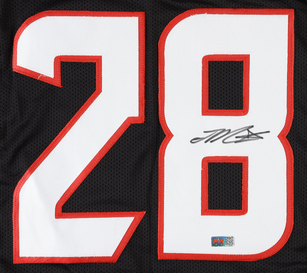 Joe Mixon Signed Custom Houston Black Football Jersey PIA