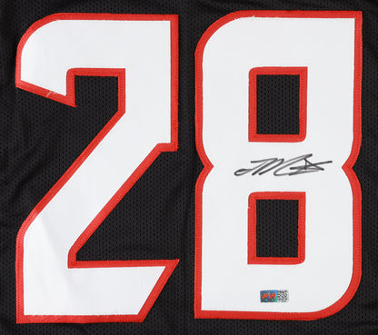 Joe Mixon Signed Custom Houston Black Football Jersey PIA