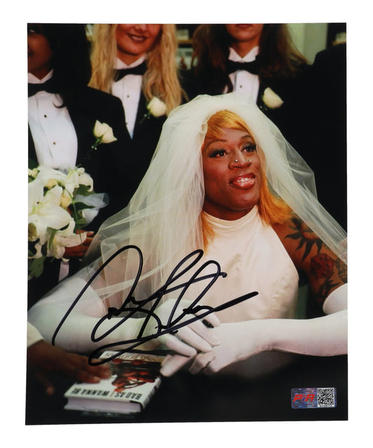 Dennis Rodman Chicago Autographed Photo 8x10 PIA