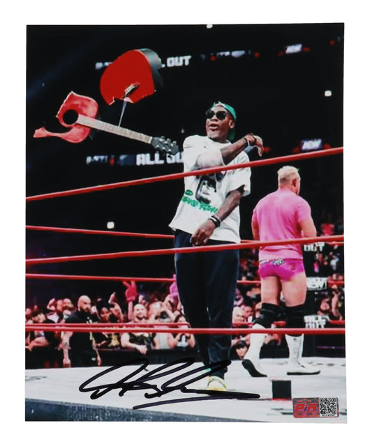 Dennis Rodman WWE Autographed Photo 8x10 PIA