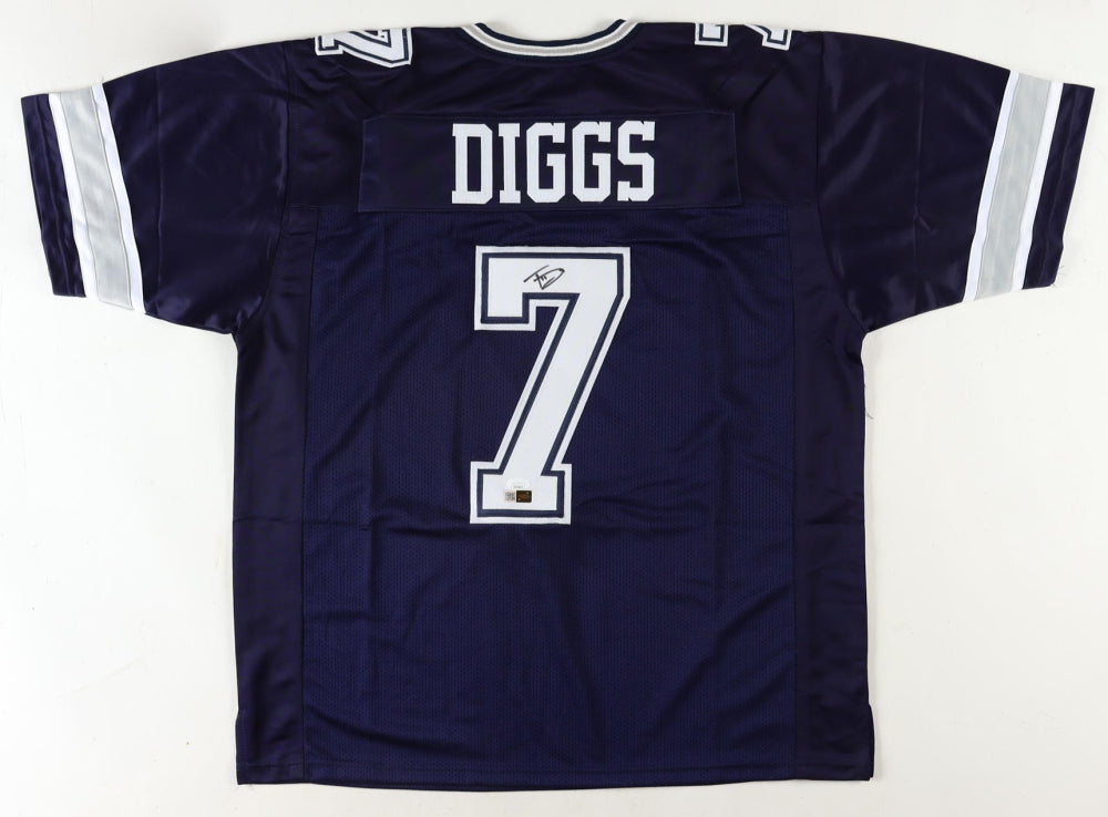 Trevon Diggs Dallas Signed Custom Home Football Jersey (PIA)