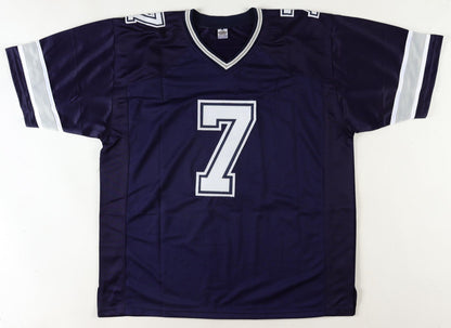 Trevon Diggs Dallas Signed Custom Home Football Jersey (PIA)
