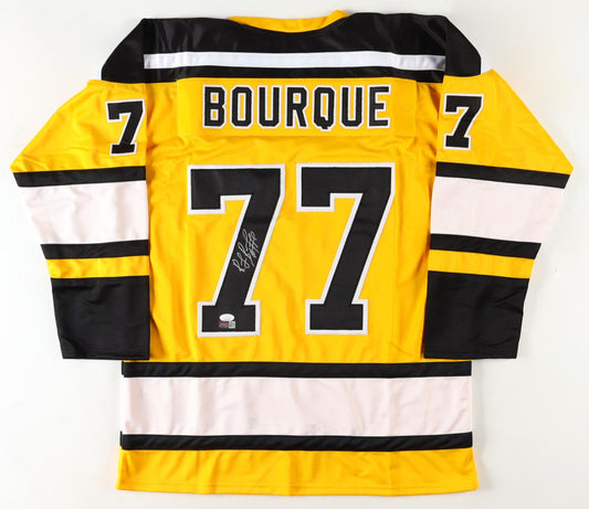 Ray Bourque Custom Boston Autographed Hockey Jersey (PIA)
