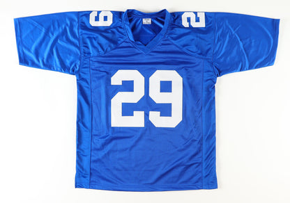 Tyrone Tracy Jr Signed New York Blue Jersey (PIA)