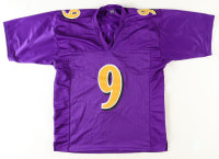 Justin Tucker Signed Baltimore Custom Football Jersey (PIA)