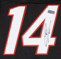 Tyler Herro Autographed Custom Black Miami Basketball Jersey PIA