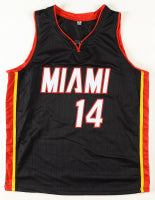 Tyler Herro Autographed Custom Black Miami Basketball Jersey PIA