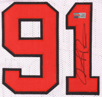 Dennis Rodman White Custom Chicago Autographed Basketball Jersey (PIA)