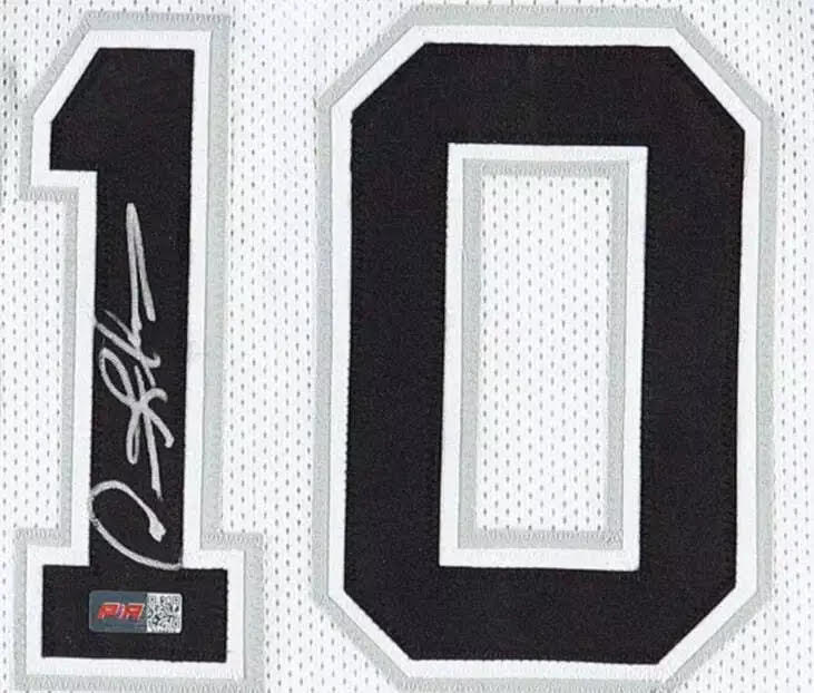 Dennis Rodman Autographed San Antonio Custom Basketball white Jersey (PIA)