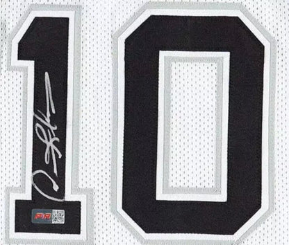 Dennis Rodman Autographed San Antonio Custom Basketball white Jersey (PIA)